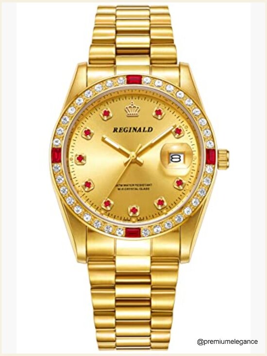 Stainless Steel Quartz Wrist Watch with Luminous Hands Analog Display Unisex